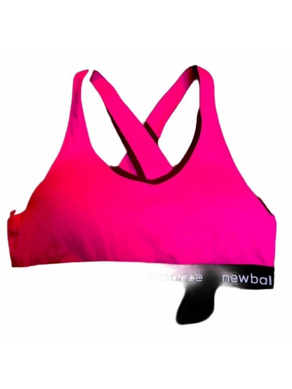 Hot Pink Sports Bra Large